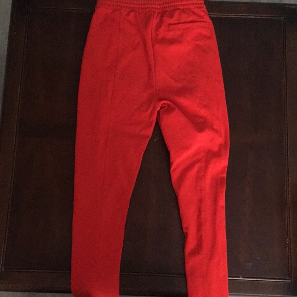 Adidas Red Trackpants Mens Medium US - Picture 4 of 5